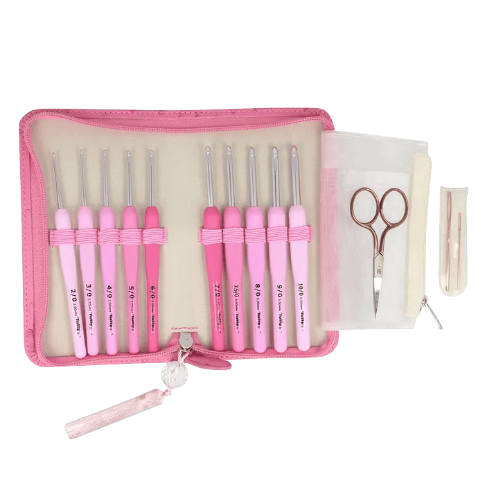 Tulip Crochet Hooks Tulip | Etimo | Rose Soft Grip Crochet Hook Set