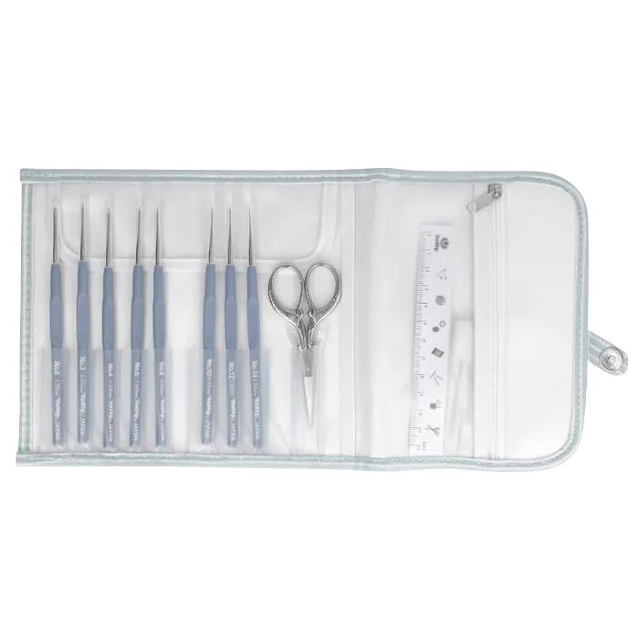 Tulip Crochet Hooks Tulip | Etimo | Steel Royal Silver Crochet Hook Set