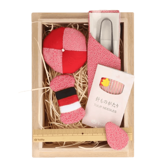 Tulip Sewing box Tulip | Mount Fuji Wooden Sewing Box with Sakura