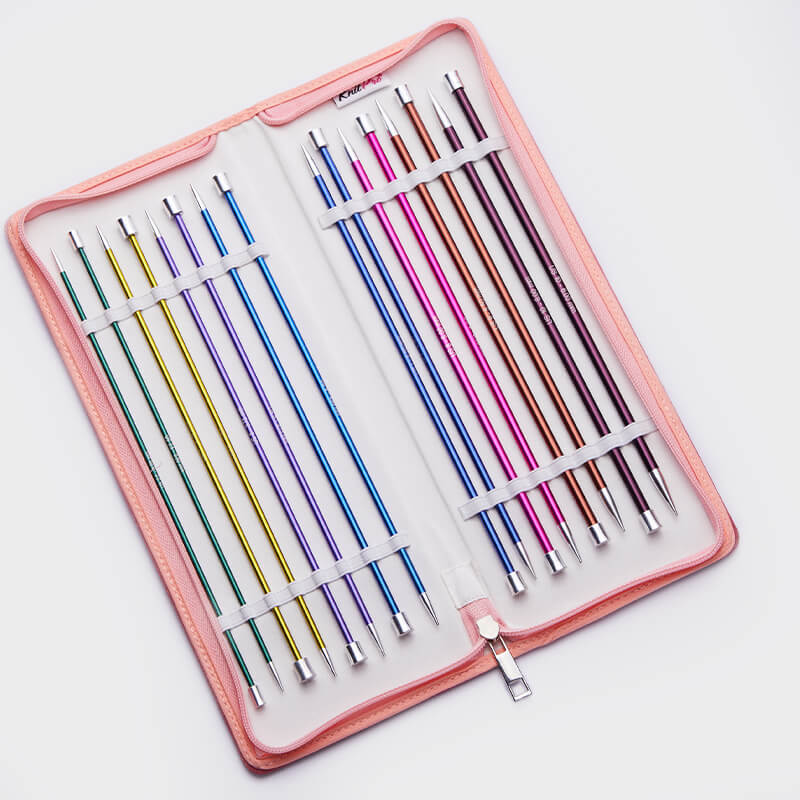 KnitPro | Zing | Single Pointed Needle Sets | fabric case | 40cm | McIntosh