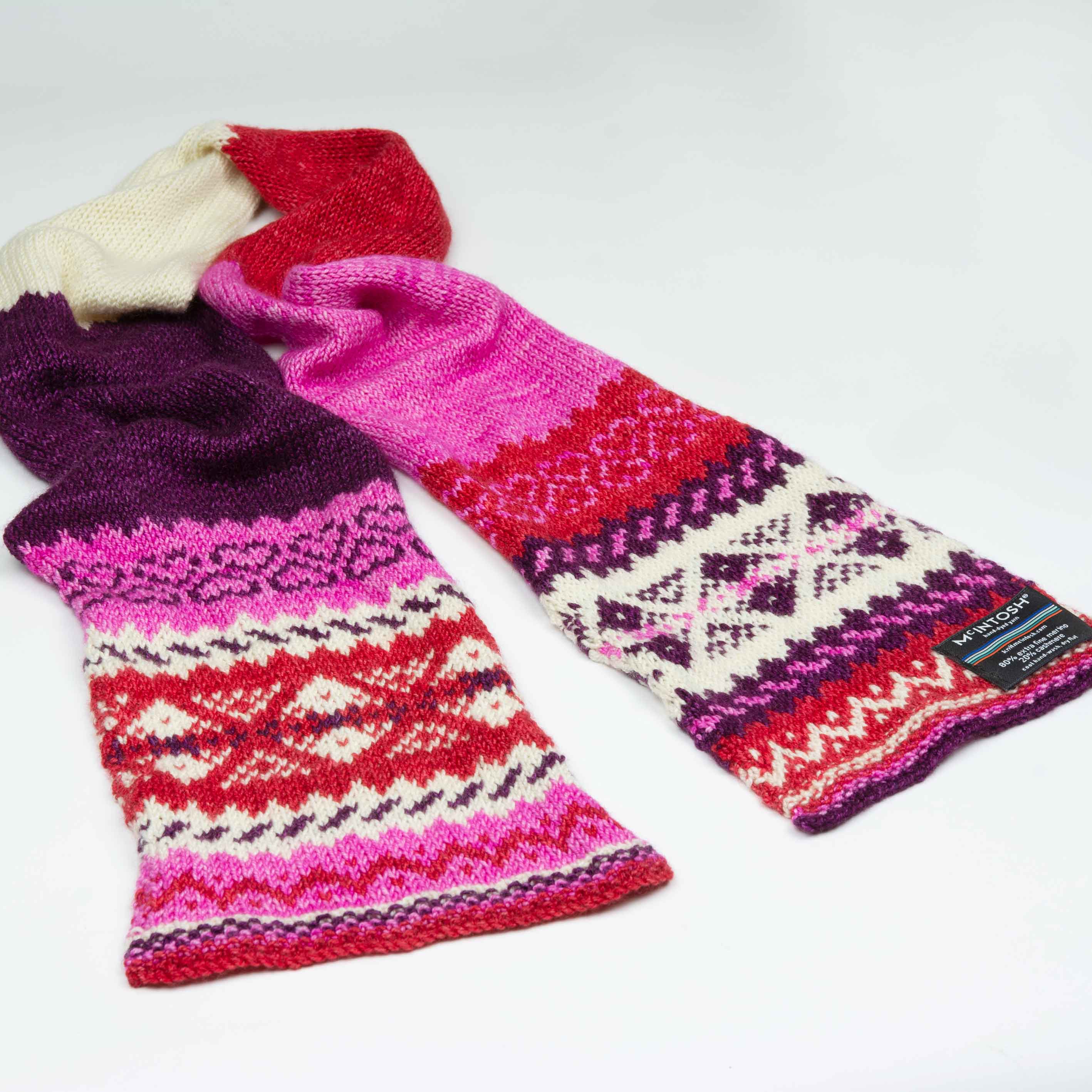Black Forest Scarf DK Knitting Kit | McIntosh