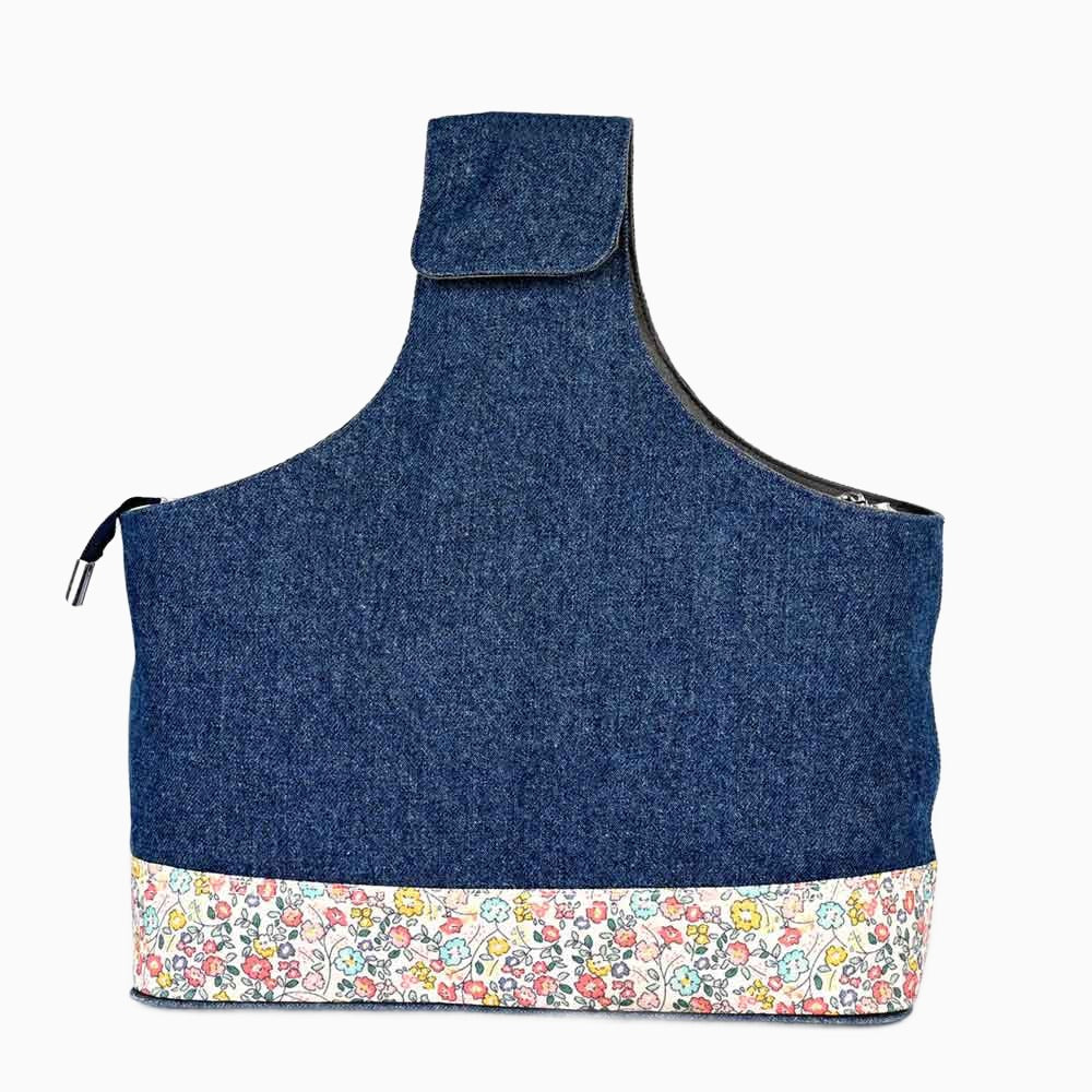 KnitPro | Bloom Wrist Bag | Denim and Floral Print | McIntosh