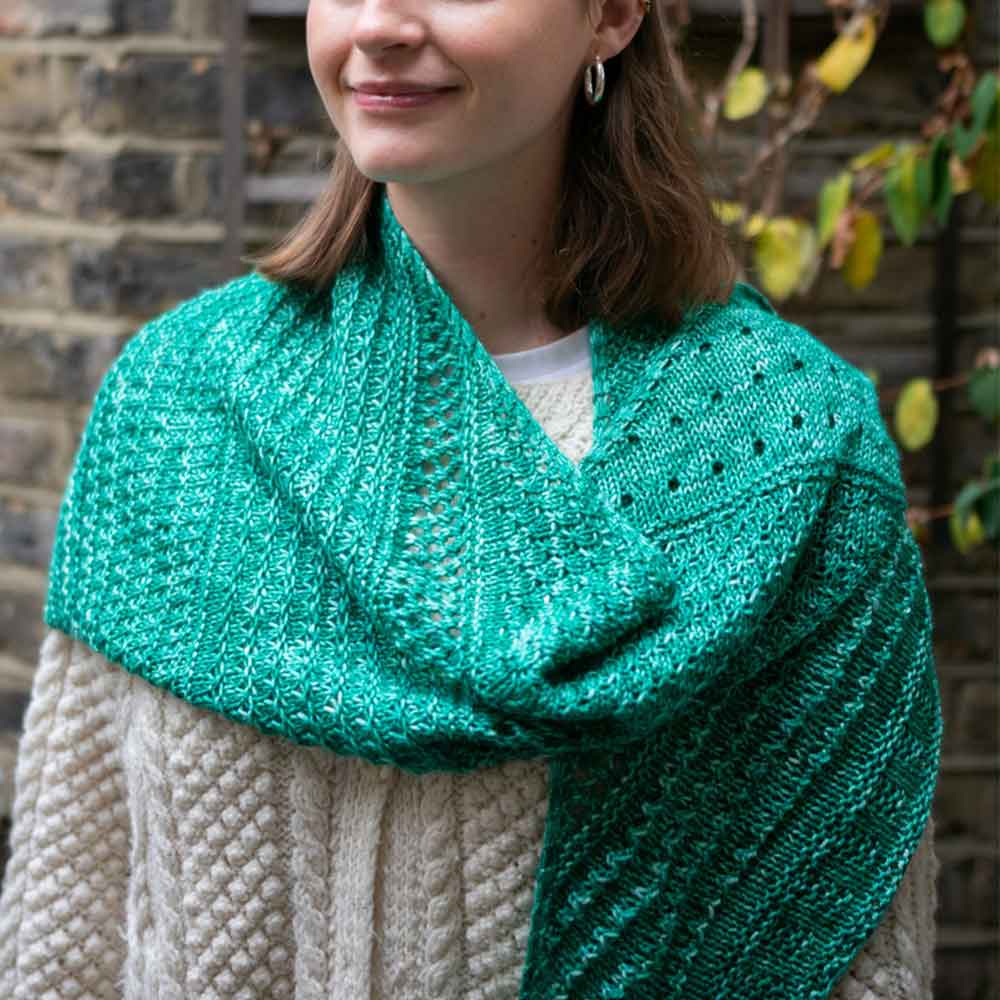 Graceful Shawl DK Knitting Kit | McIntosh