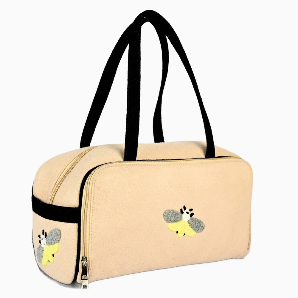 KnitPro | Bumblebee Duffel Bag | Embroidered Felt | McIntosh