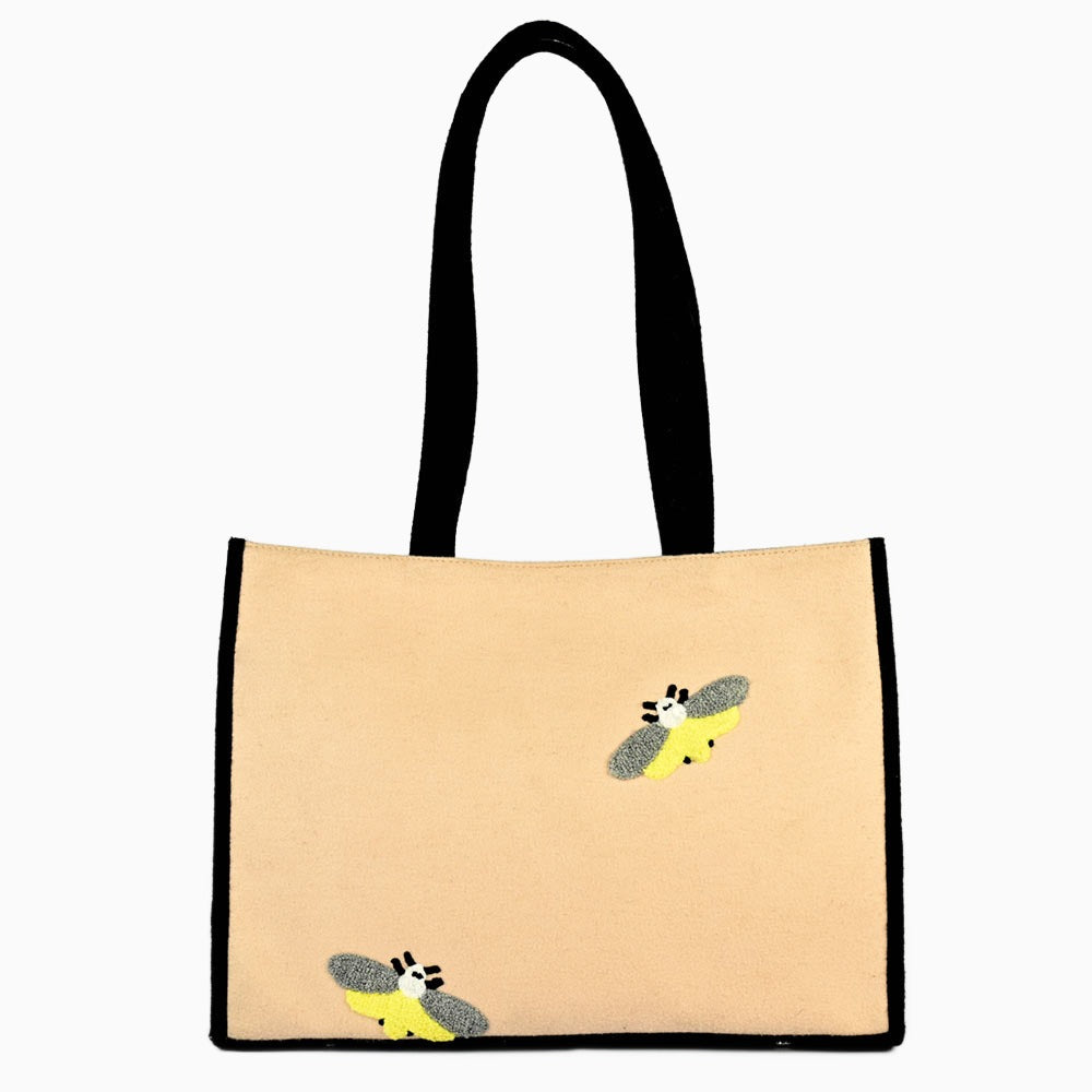 KnitPro | Bumblebee Tote Bag | Embroidered Felt | McIntosh