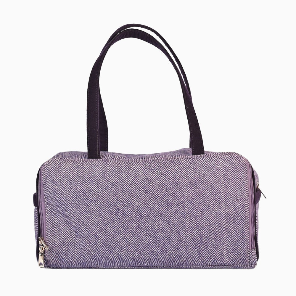 KnitPro | Snug Duffel Bag | Purple Tweed and Felt | McIntosh