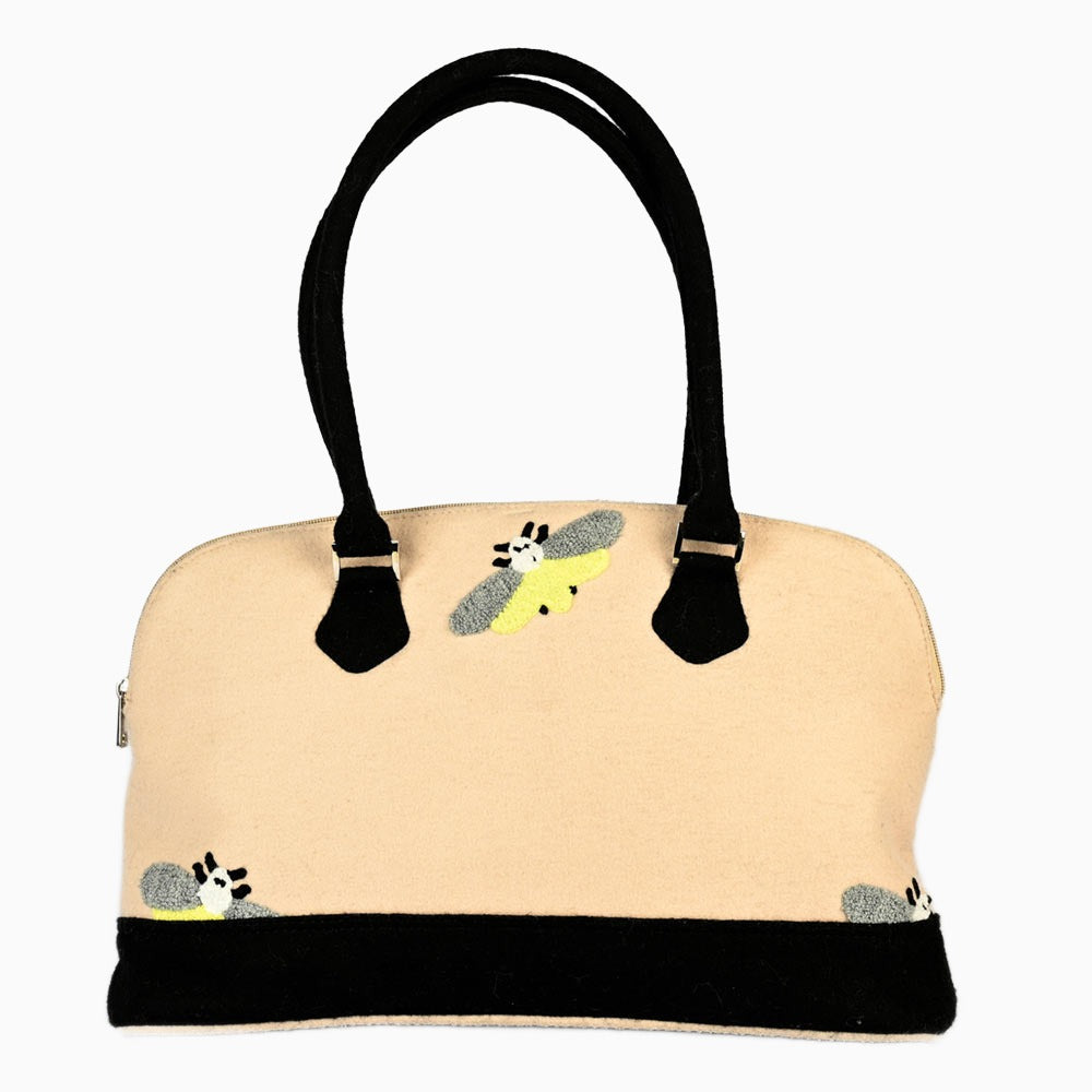 KnitPro | Bumblebee Shoulder Bag | Embroidered Felt | McIntosh