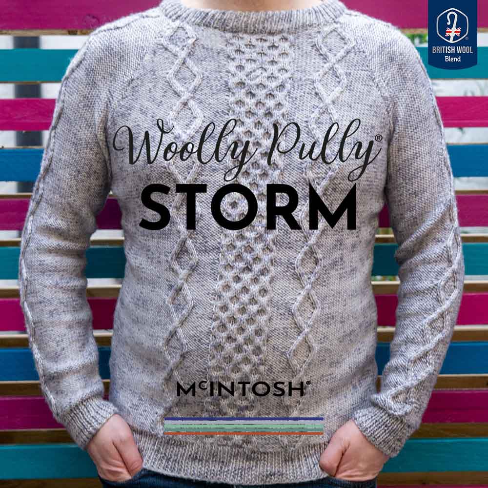 McIntosh Jumper STORM Raglan DK Woolly Pully - Digital PDF Knitting Pattern