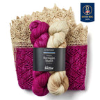 McIntosh knitting pattern 2. McIntosh British BFL Wool Kit & Tote Bag & Pattern Barragán Shawl | The Knitter Magazine Knitalong by Kath Andrews