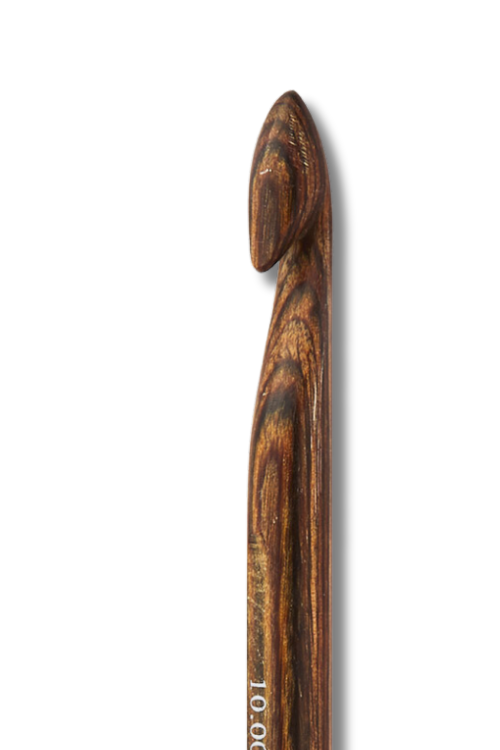 wooden crochet hook